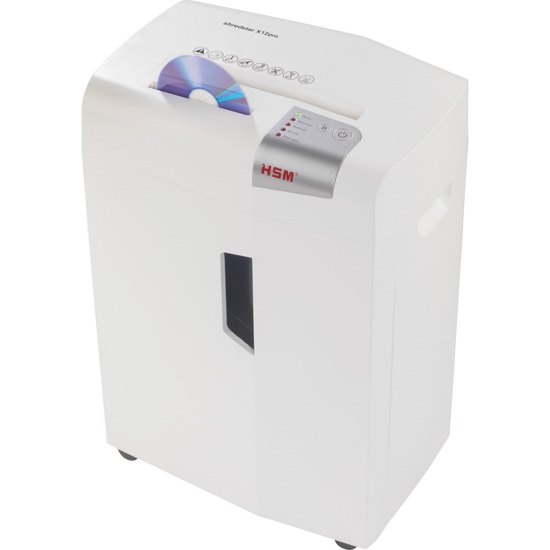 Grirëse dokumentesh HSM Shredstar X12Pro, micro cut, për CD dhe karta, gri
