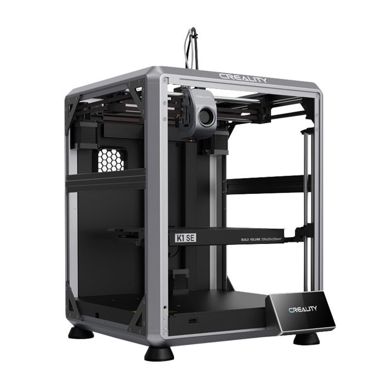 Printer 3D Creality K1 SE, FDM, 220x220x250mm, gri i errët