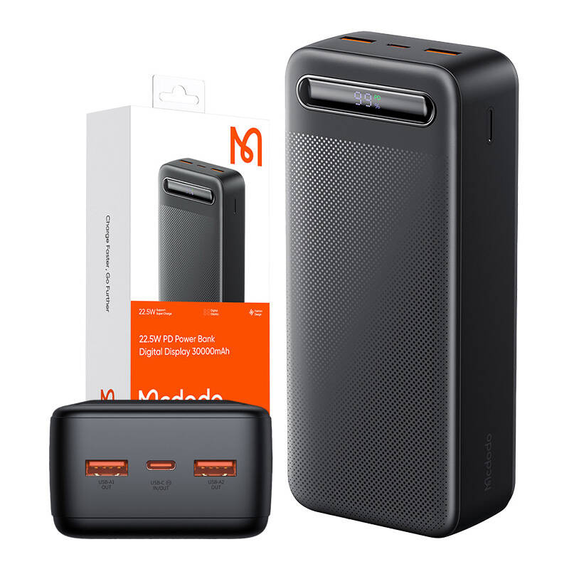 Kabllo karikimi Mcdodo 2 në 1, Lightning Micro USB, najlon, i zi