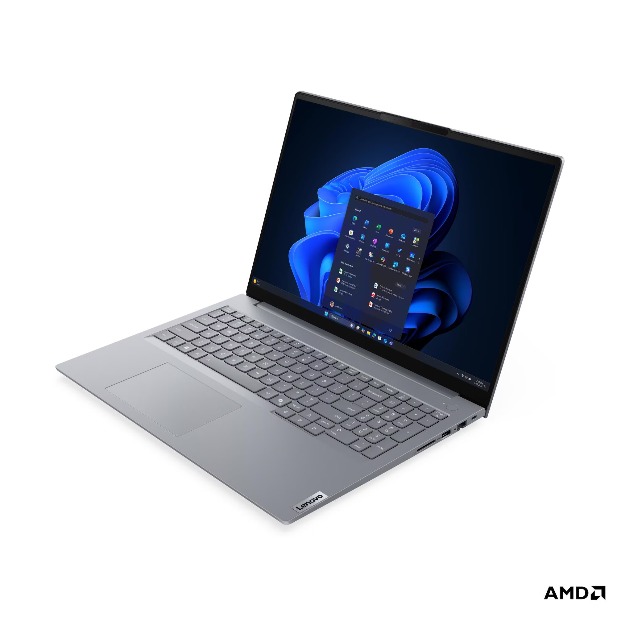 Laptop Lenovo Thinkbook 16 G9 AHP, 16", AMD Ryzen 7 250, 2x 16GB SODIMM, 1TB SSD, AMD Radeon 780M Graphics, i hirtë