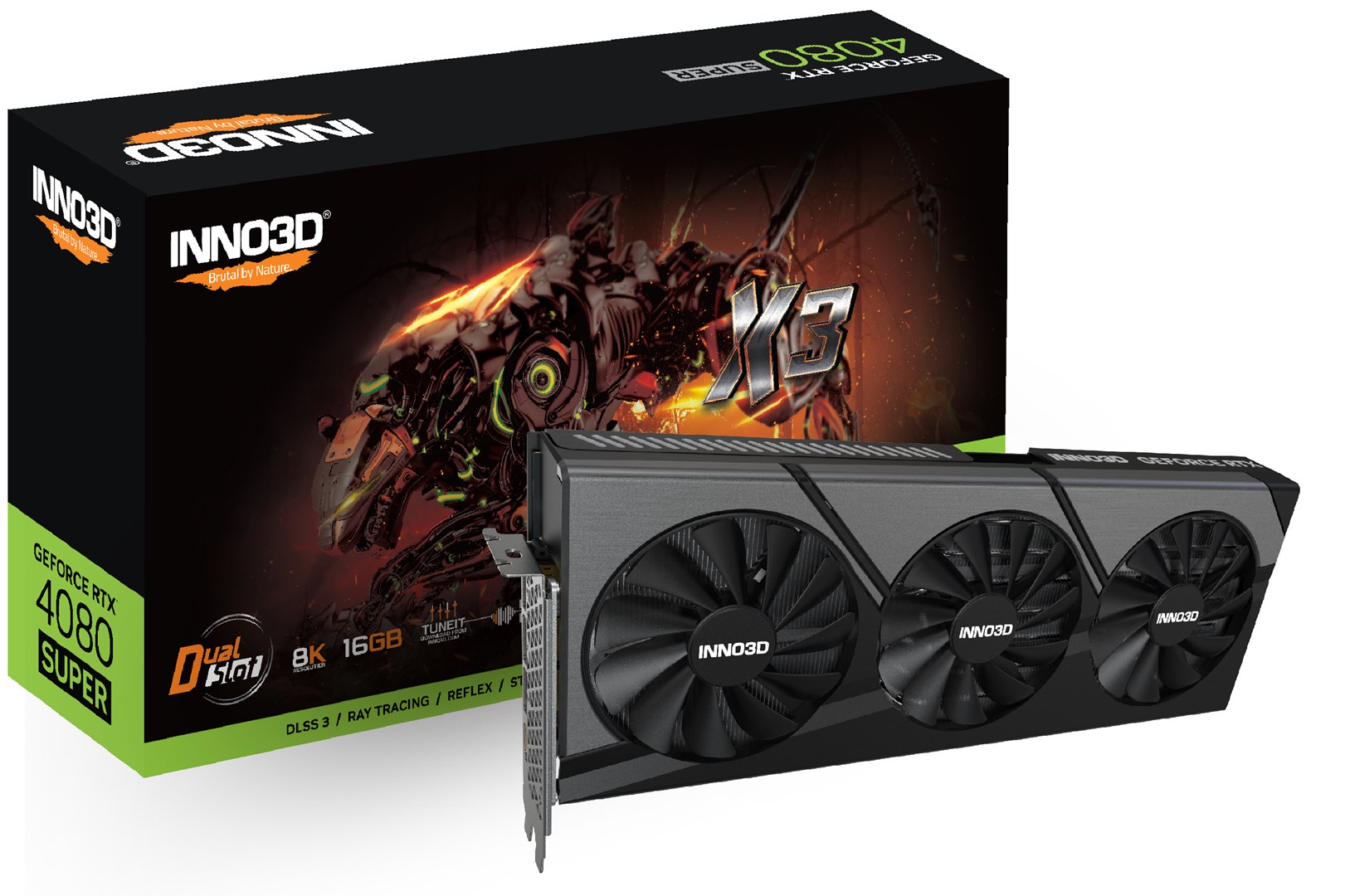Kartelë grafike Inno3D GeForce RTX 4080 SUPER X3 16GB GDDR6X