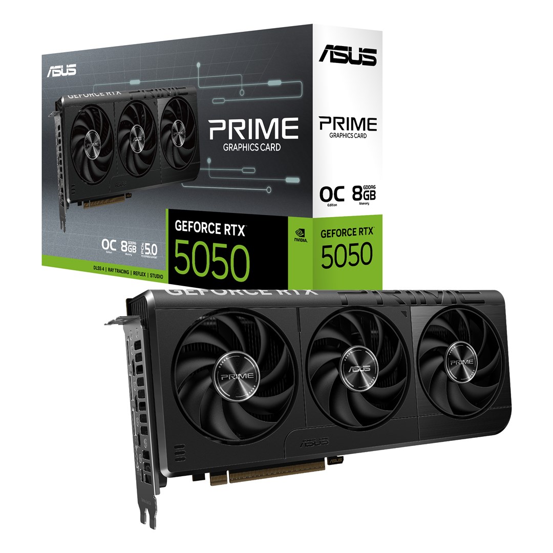 Kartelë grafike ASUS Prime RTX5050-O8G NVIDIA GeForce RTX 5050 8 GB GDDR6