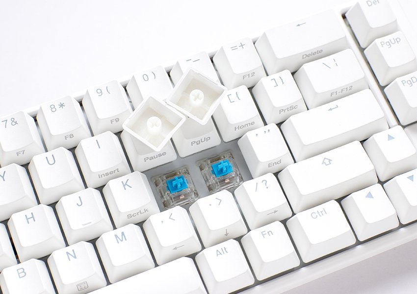 Tastierë mekanike Ducky One 3 Classic Pure White SF, USB Type C, layout gjerman, e bardhë