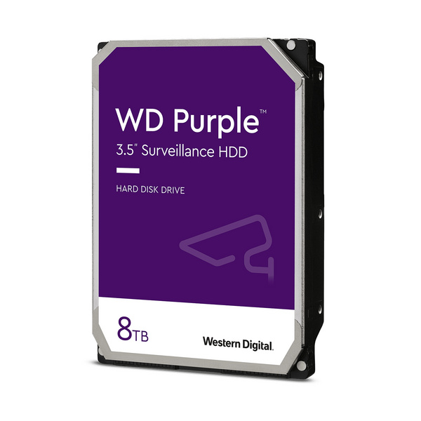 Hard disk Western Digital Purple WD84PURZ 8TB, 3.5", 5640RPM, 128MB Cache