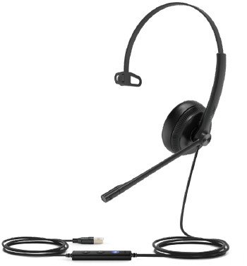 Kufje me kabllo Yealink UH34 Lite UC Mono, USB, mono, gri