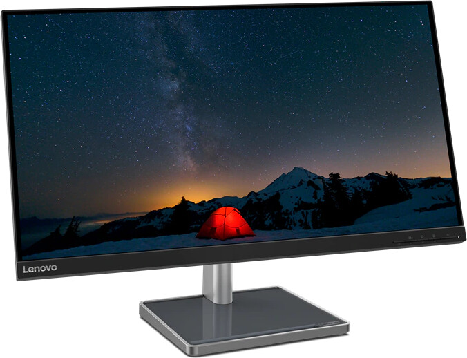 Monitor Lenovo L28u-35 - LED, 28", UHD, i zi / argjendtë