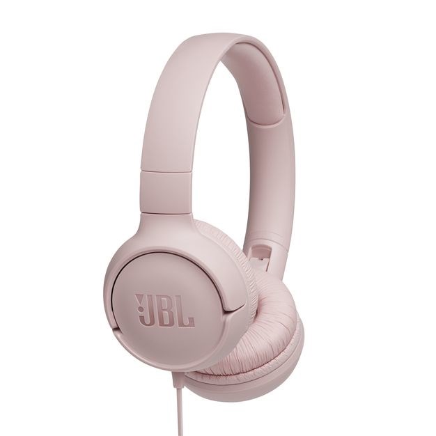 Слушалки JBL Tune 500, Over-Ear, 3.5mm, со микрофон, розева