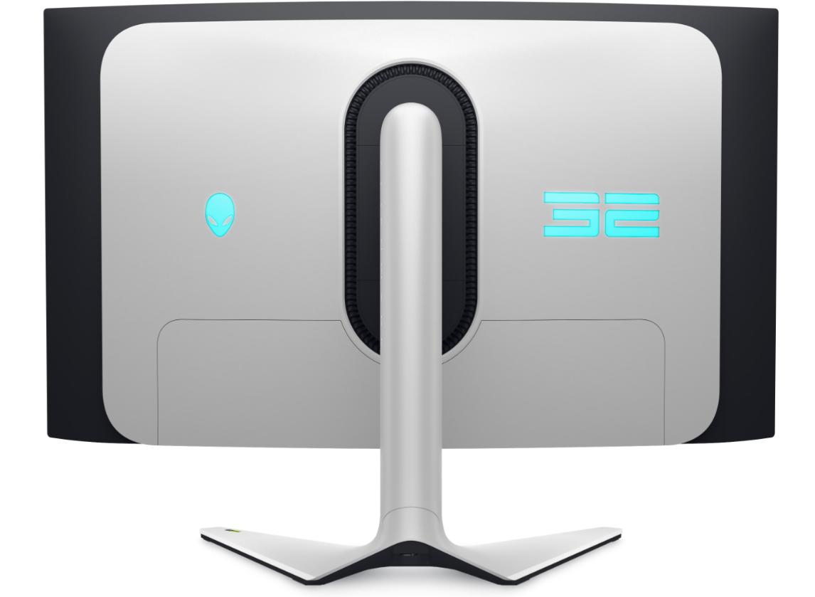 Monitor Dell Alienware, 31,6", QD-OLED, 4K UHD, 240 Hz, i bardhë/ zi