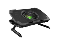 Cooling pad Genesis Oxid 850 RGB, 17.3", 5 ventilatorë, i zi