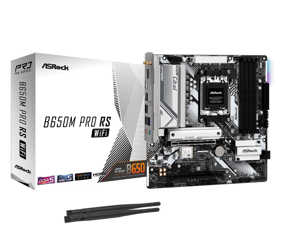 Pllakë amë Asrock B650M Pro RS WiFi AMD B650 Socket AM5 micro ATX
