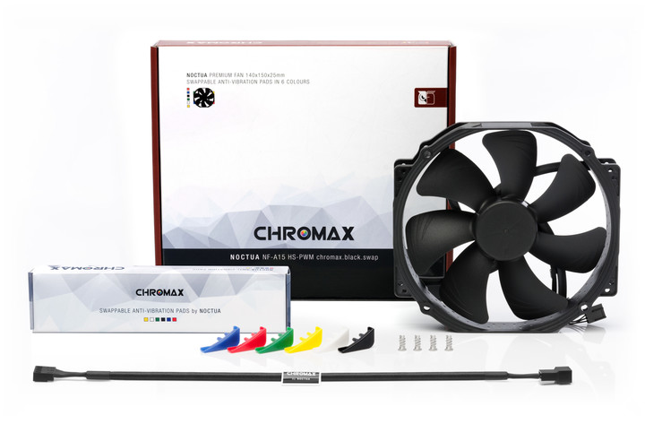 Ftohës Noctua NF-A15 HS-PWM chromax.black.swap