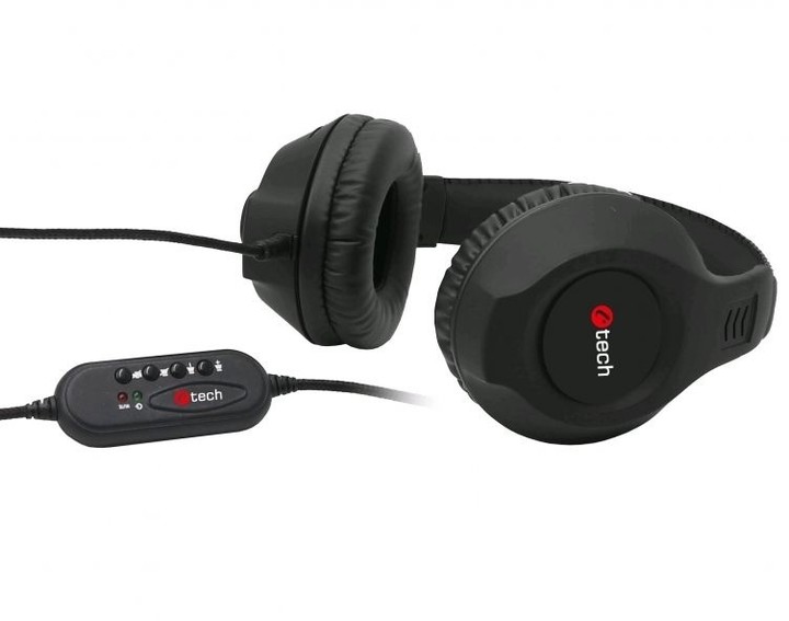 Kufje C-TECH Nemesis V2 GHS-14U, të zeza