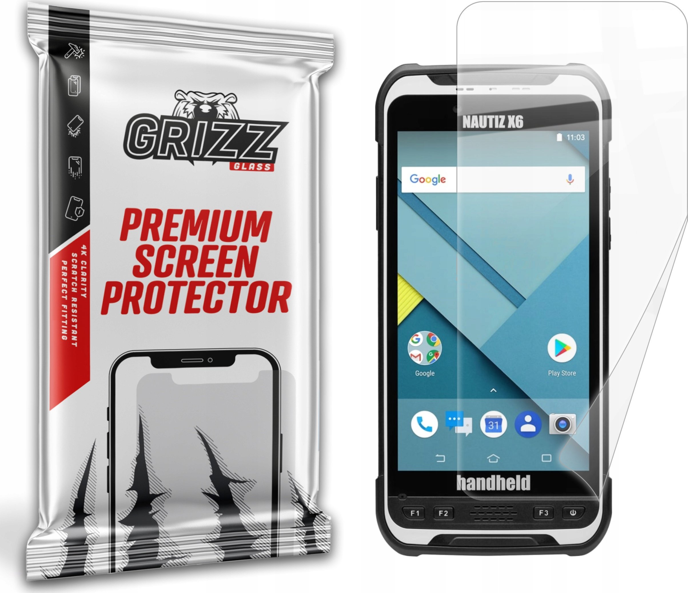 Folie mbrojtëse qeramike Grizz CeramicFilm për Nautiz X6, transparente