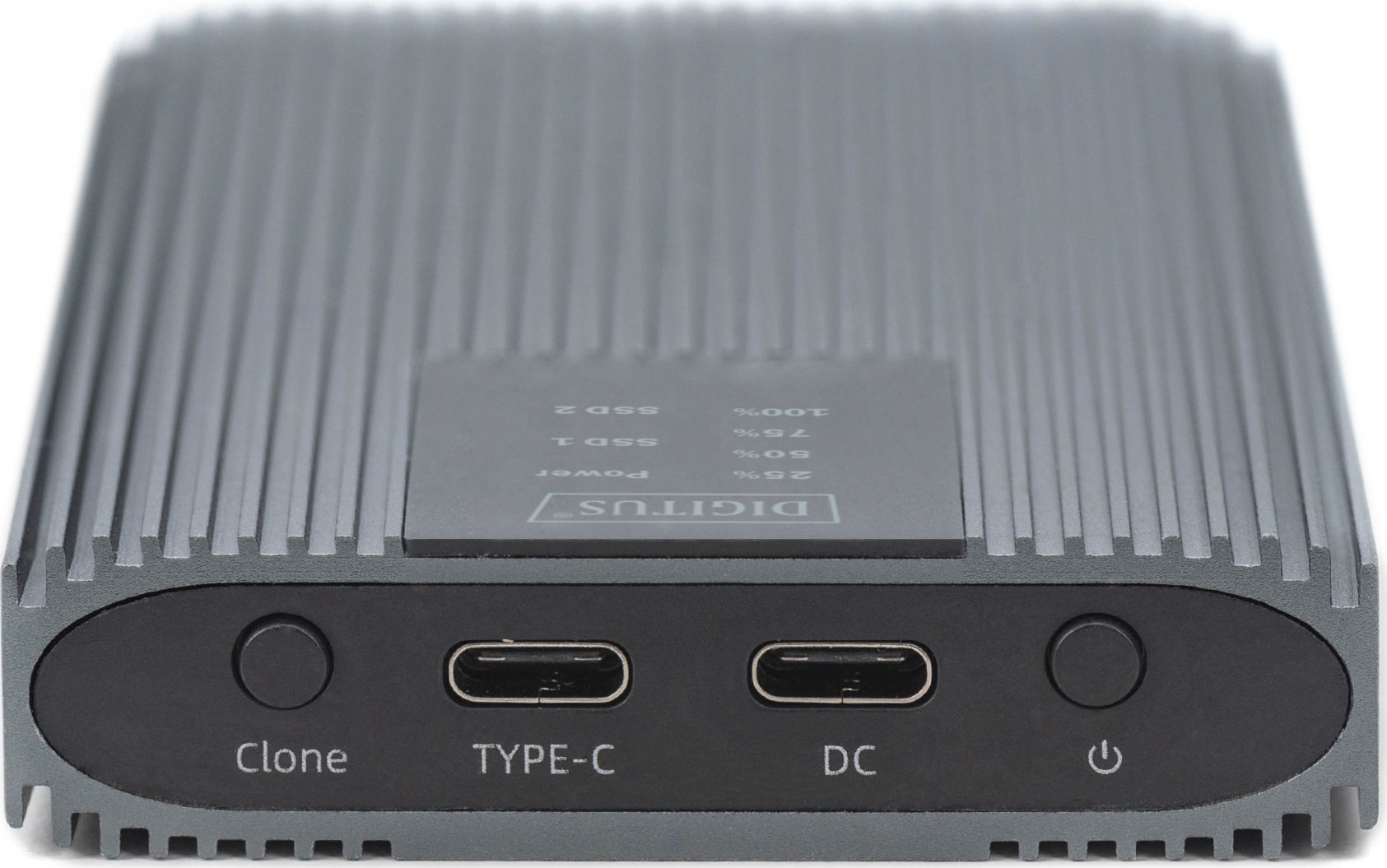 Станица за клонирање SSD M.2 NVMe Digitus, USB 3.2 Gen2 20 Gbit, Type C, сребрена