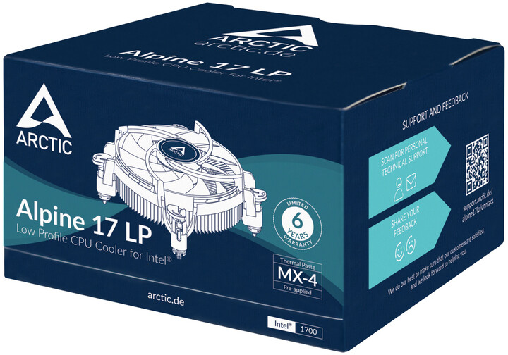Ftohës për procesor Arctic Alpine 17 LP