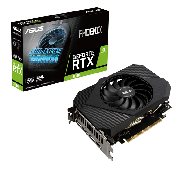 Kartelë grafike ASUS Phoenix PH-RTX3060-12G-V2 NVIDIA GeForce RTX 3060, 12 GB GDDR6