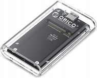 Kuti e jashtme për disk mSATA Orico TC10-MS, USB-C 3.2 5Gb/s, deri 2TB, transparente