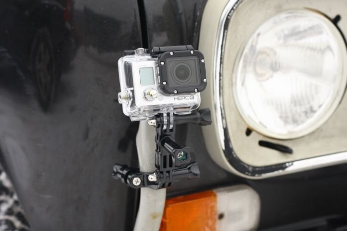 Mbajtëse timoni për kamerë sportive Xrec, për Sony Action Cam JVC Drift Camone, e zezë