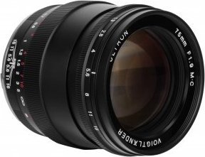 Objektiv Voigtlander Ultron 75mm f/1.9 MC për Leica M, manual, i zi