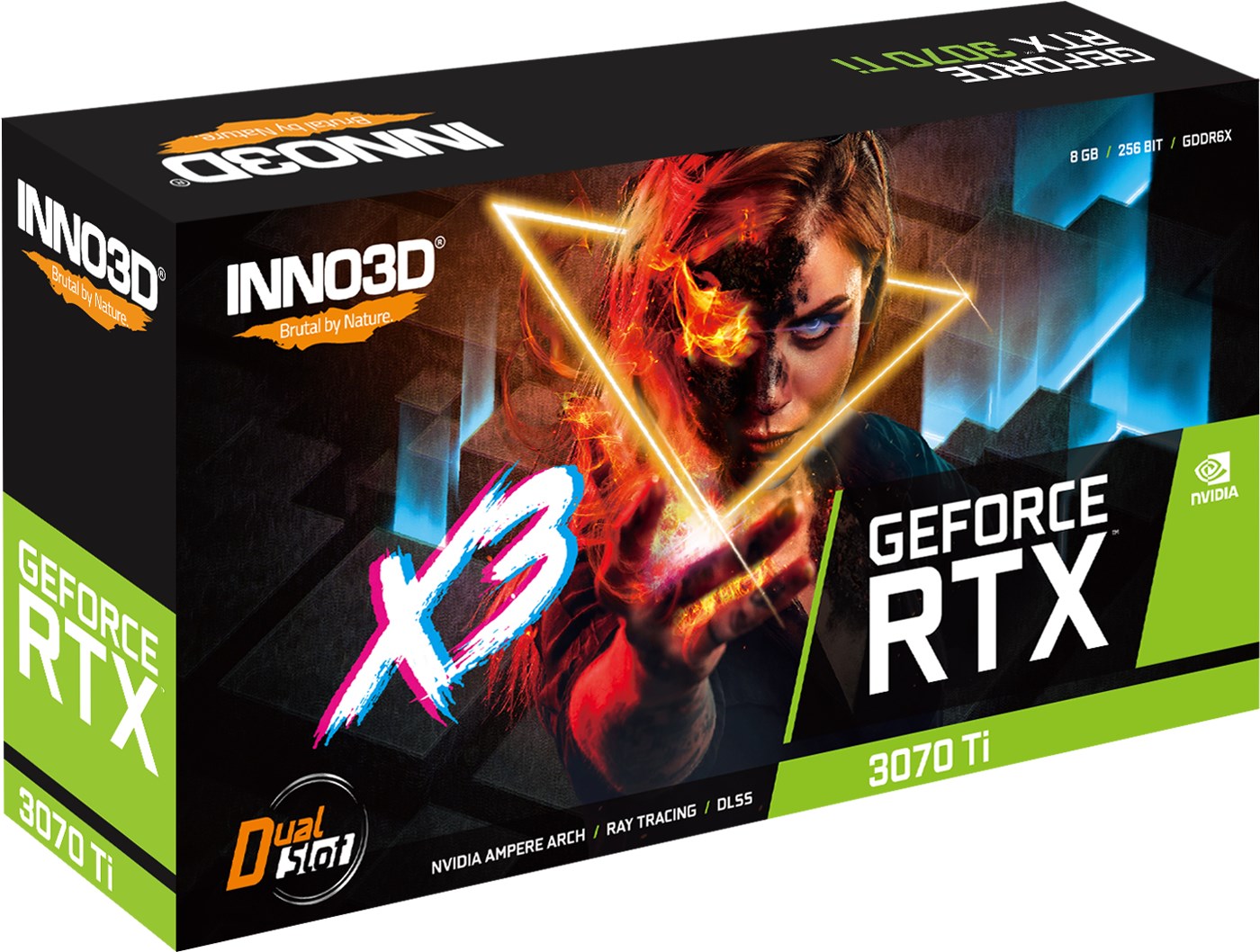 Kartelë grafike Inno3D GeForce RTX 3070 Ti X3 NVIDIA 8GB GDDR6X