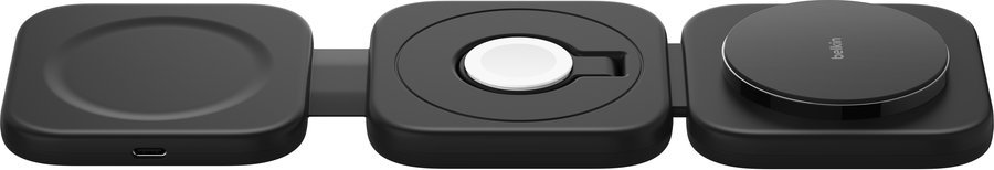 Karikues pa tela Belkin BoostCharge Pro, 3 në 1, 15W, i zi