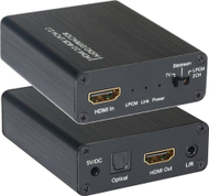 Ekstraktor audio Techly 5.1CH, HDMI 4K, Toslink dhe 3.5mm, i zi