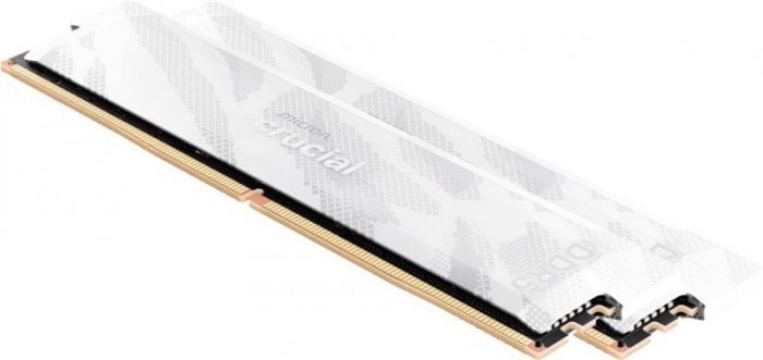 Memorie RAM Crucial Pro Overclocking, 32GB DDR5 6400MHz, UDIMM, e bardhë