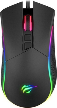Гејминг глушец Havit MS1001S, 4800 DPI, RGB, црн