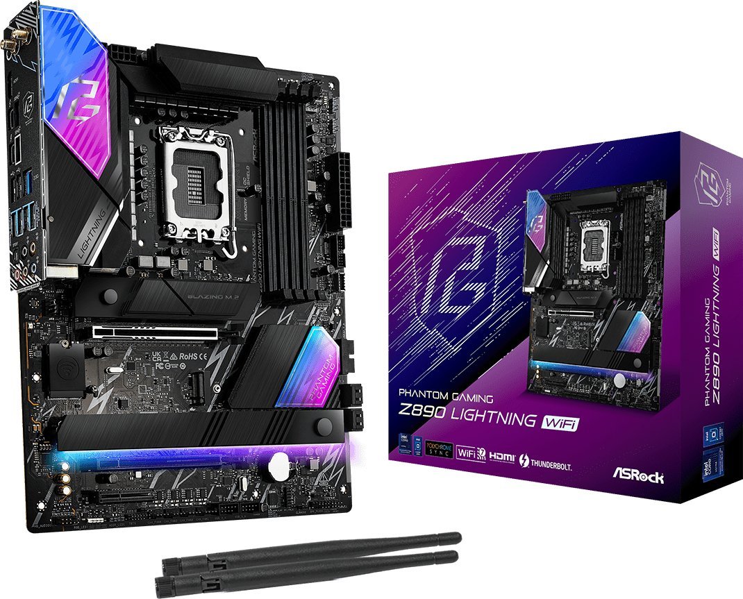 Pllakë amë ASRock Z890WiFi, LGA1851, DDR5, Wi-Fi 7