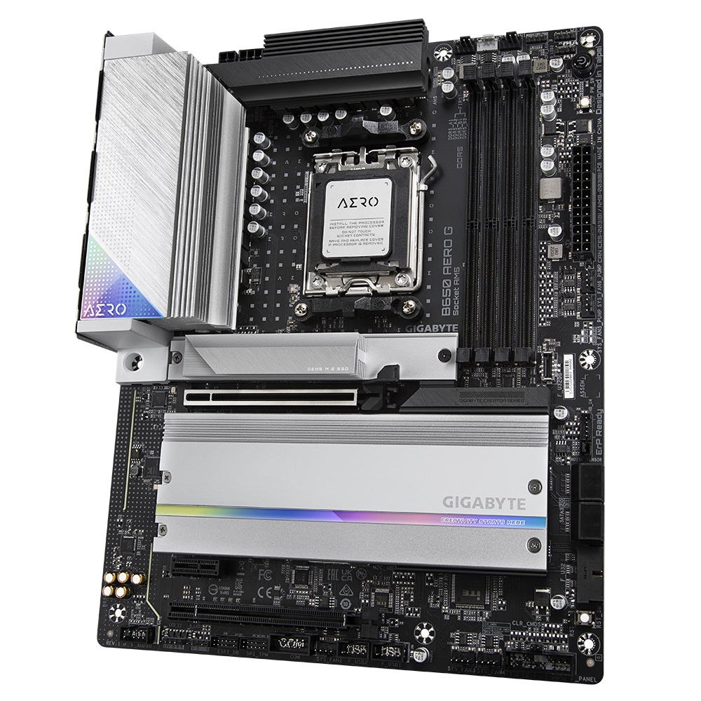 Pllakë amë Gigabyte B650 AERO G, AM5, DDR5, e zezë
