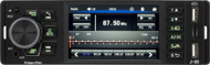 Radio veture Kruger&amp;Matz KM2015, 4" me prekje, Bluetooth 5.1, 1 DIN, e zezë
