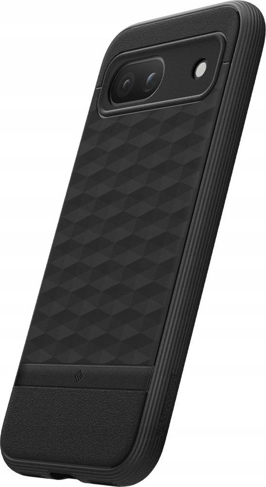 Mbulesë telefoni Caseology Parallax për Google Pixel 8a, dizajn 3D ergonomik, Matte Black