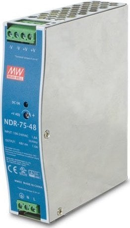 Furnizues energjie PLANET PWR-75-48, 75W, i kaltër gri