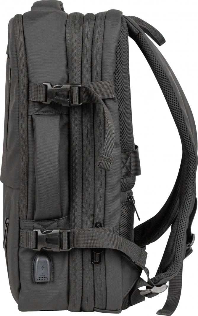 Çantë shpine për laptop Natec CAMEL PRO, 17.3", e zezë