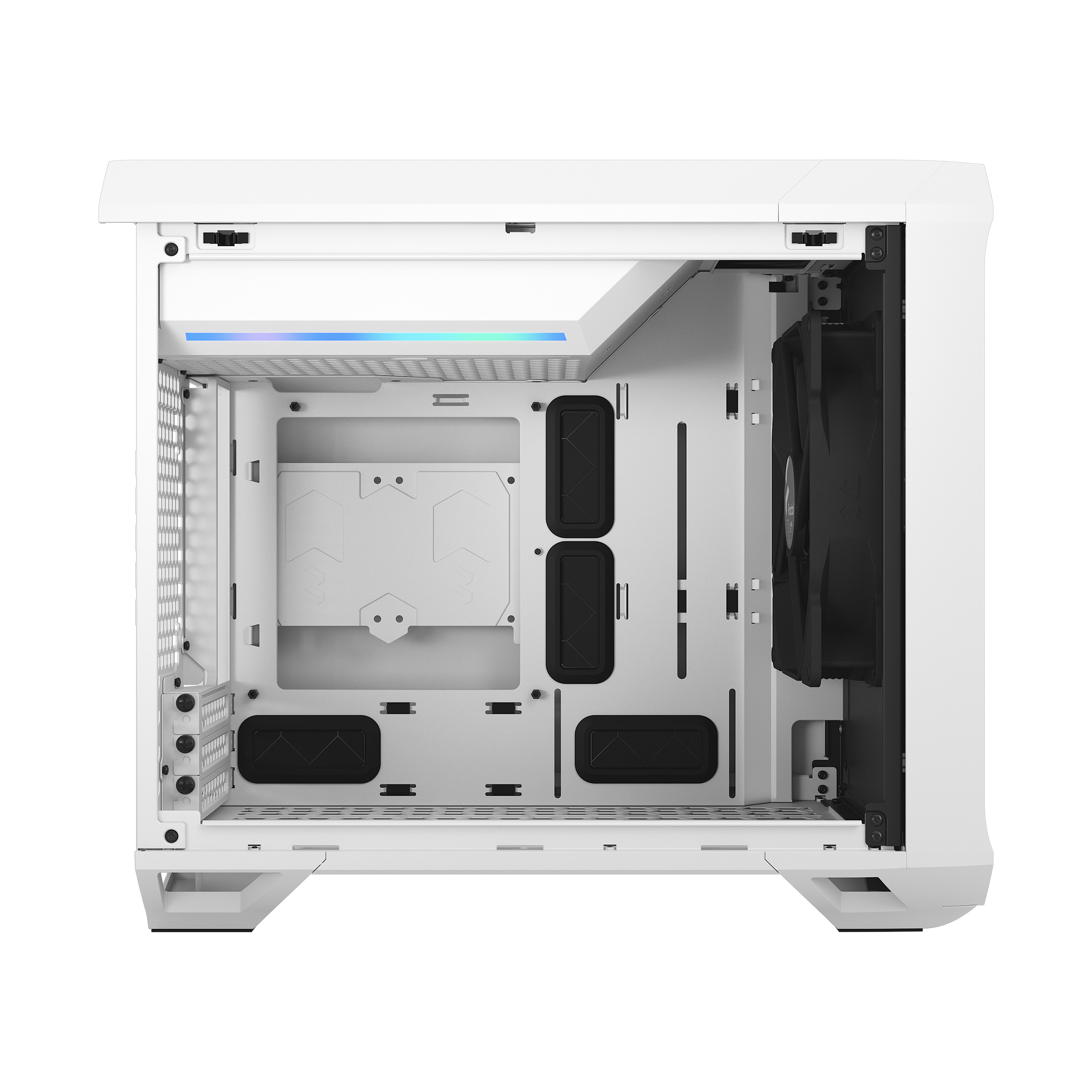 Kasë për PC Fractal Design Torrent Nano White TG Clear Tint, e bardhë