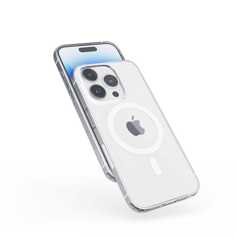 Mbrojtëse telefoni Epico Resolve Case Magnetic, 6.1", MagSafe, transparente