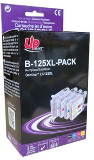 Set tonerash Uprint B-125XL, 4 copë, kapacitet i lartë, shumëngjyrësh