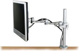 Mbajtëse tavoline Lindy Desk Mounting Bracket 40692, 450mm, tub 570mm, argjendtë