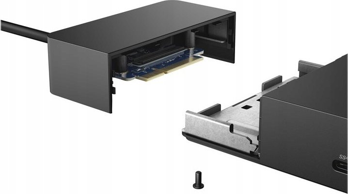 Dokstacion Dell WD19S 180W, USB 3.2 Type C, Gigabit Ethernet, i zi