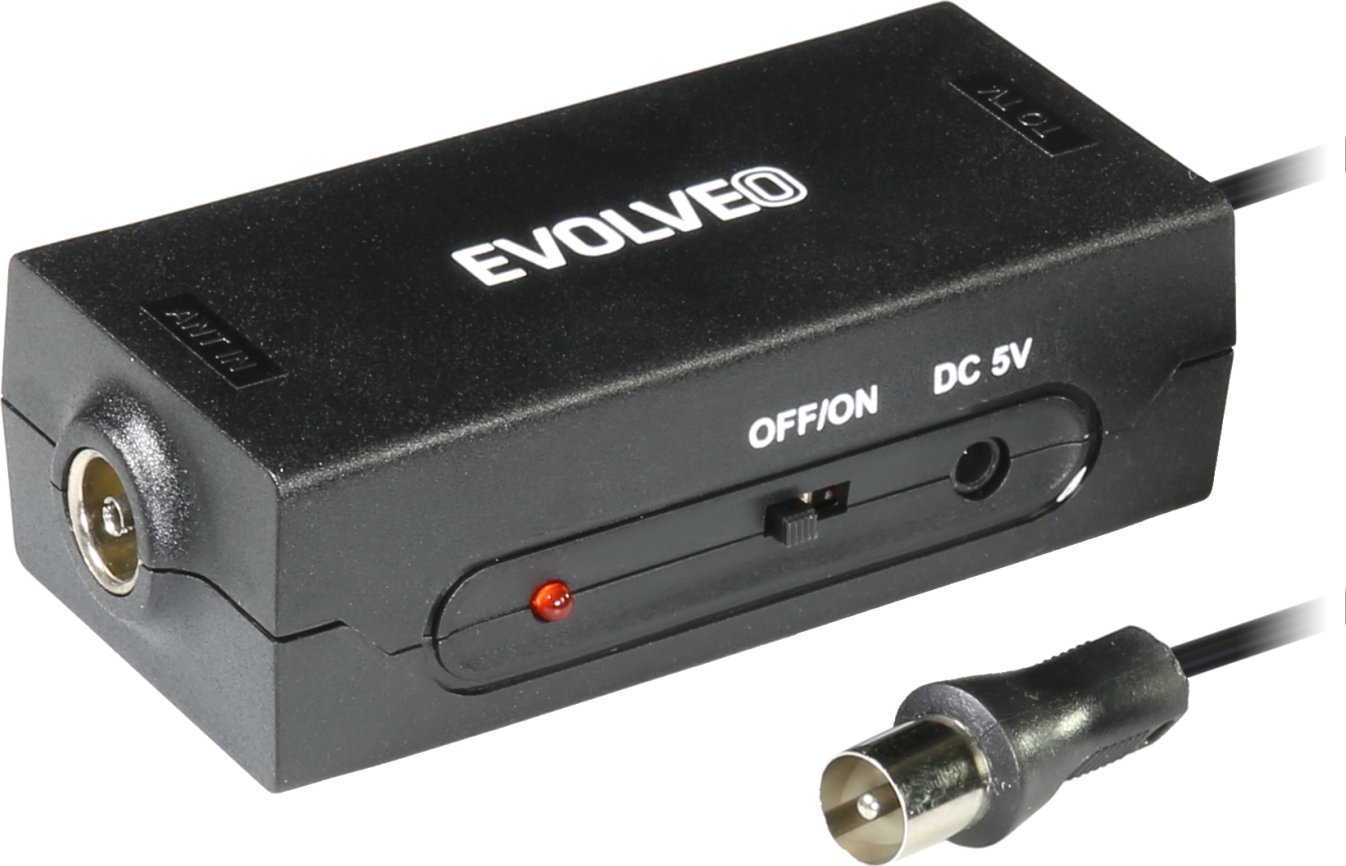 Përforcues antene Evolveo Amp 1, filtër LTE, 220–240V, gri