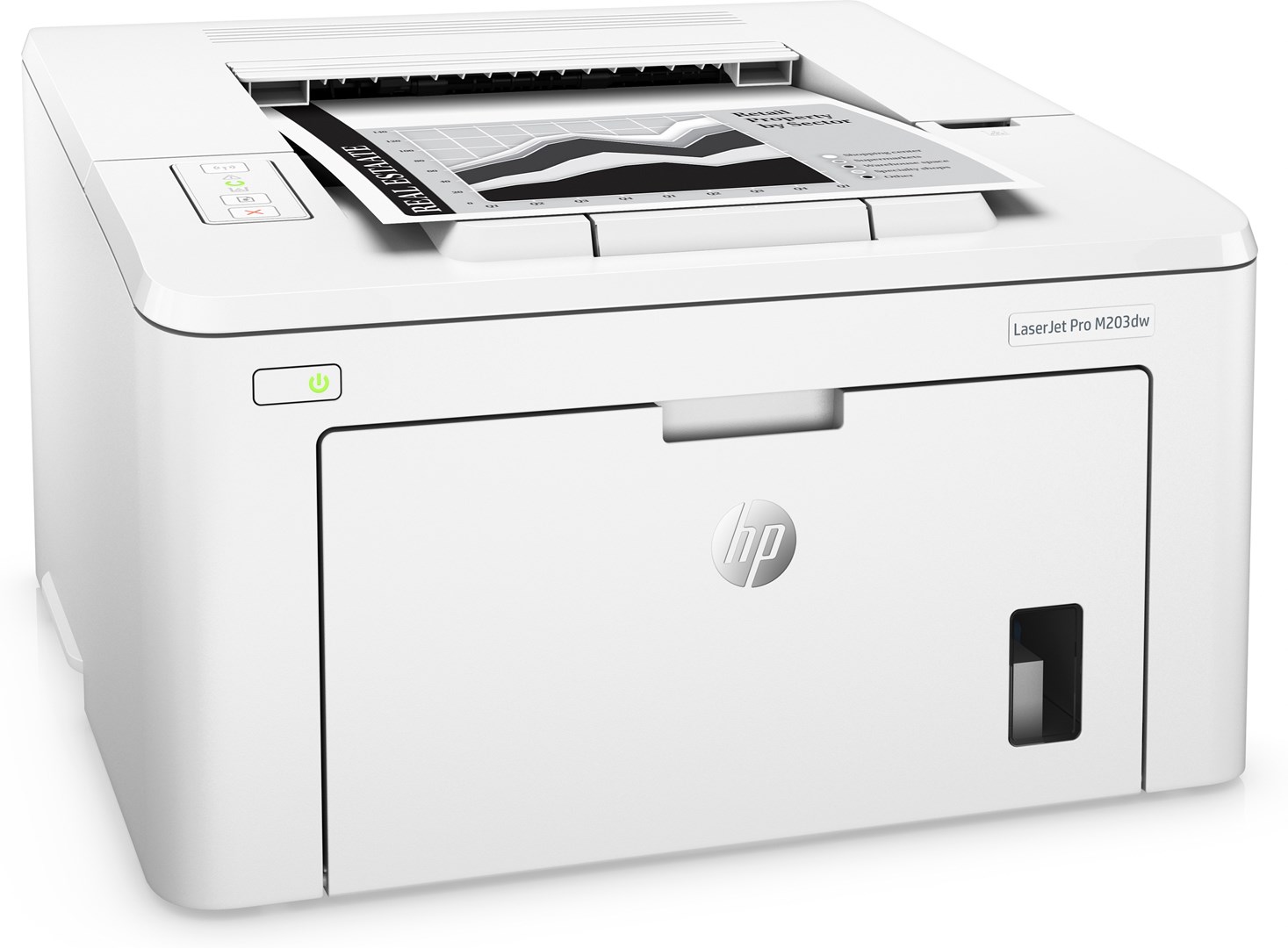 Printer HP LaserJet Pro M203dw, Laser, i bardhë