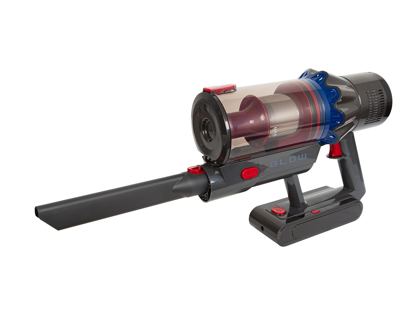 Fshesë me bateri Blow UP450, 450W, 0.8L, gri blu