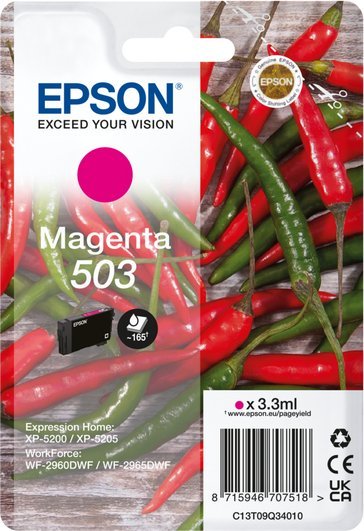 Ngjyrë printeri Epson 503 Chillies, 3.3ml, rozë