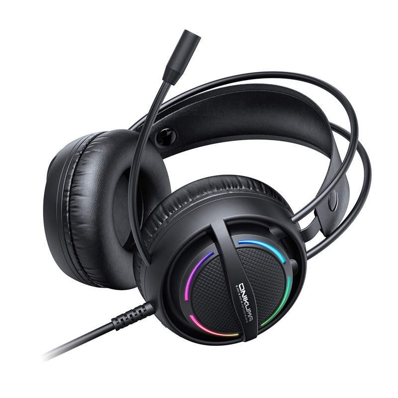 Headset gaming ONIKUMA X88, me mikrofon, RGB, i zi
