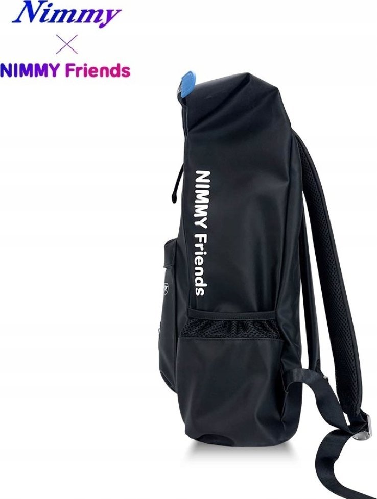 Çantë shpine Nimmy Glasses Cool Cat, për laptop, e zezë