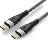 Kabllo USB EverActive CBB-1CG, USB-A në USB-C, 1 m, 3A, gri