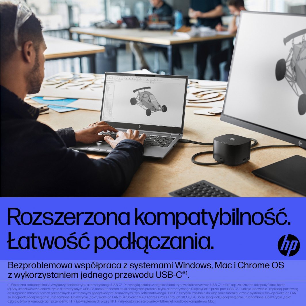 Docking Station HP Thunderbolt 4, 280W, i zi