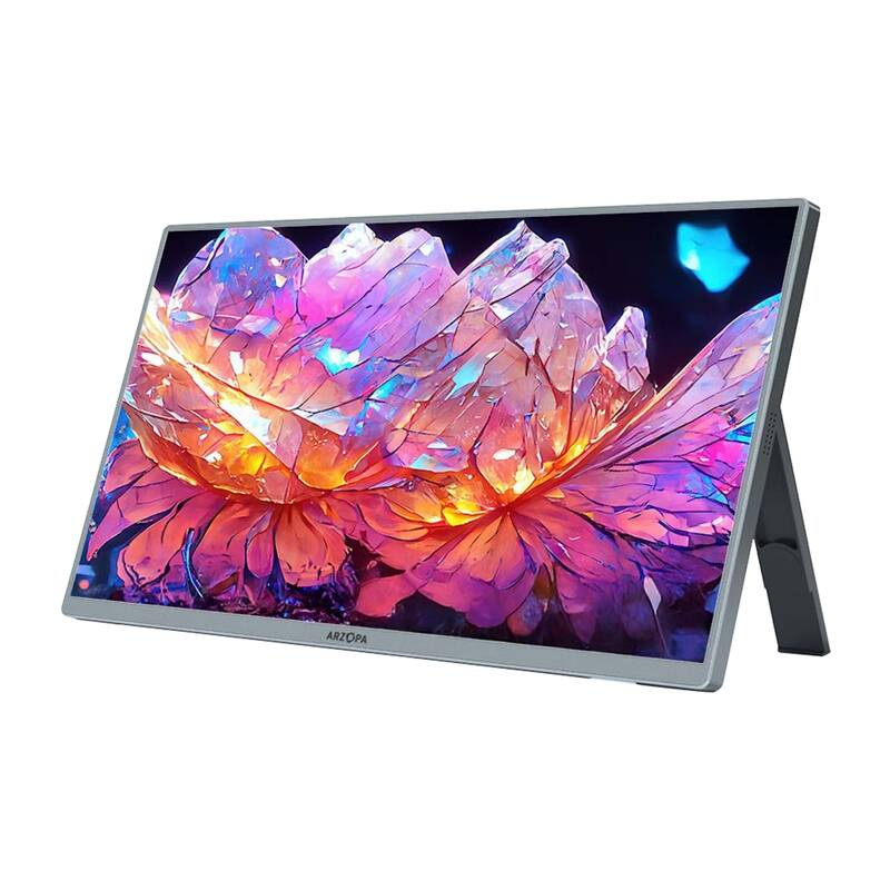 Monitor portabël Arzopa A3C Pro, 13.3", OLED Full HD, gri