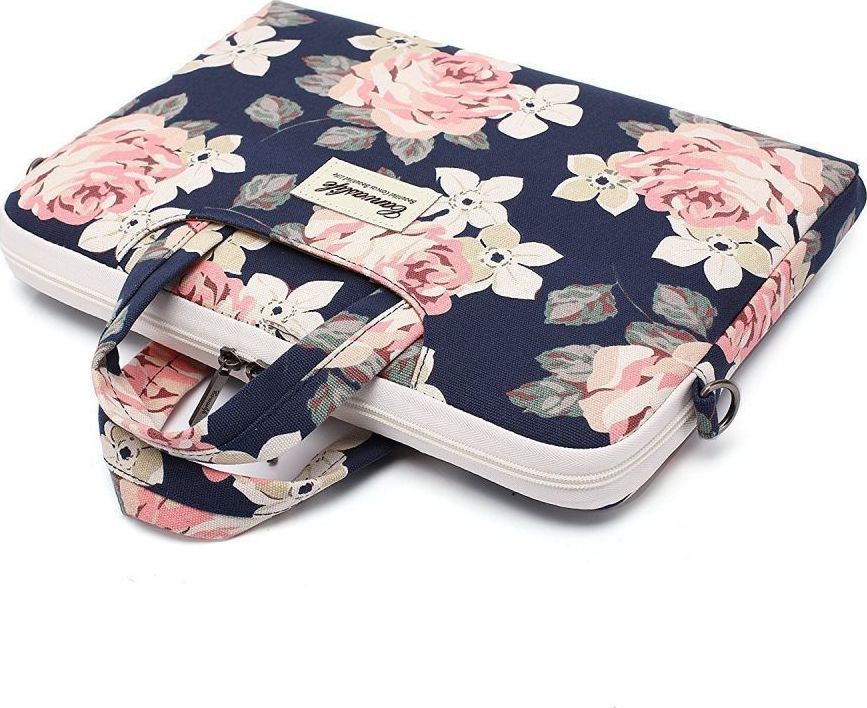 Çantë për laptop Canvaslife 14", e kaltër/rozë