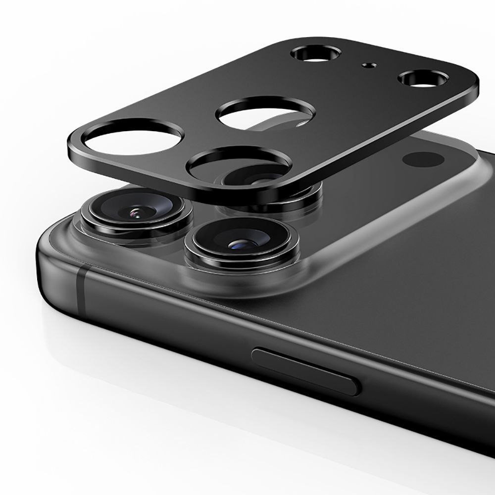 Mbrojtëse kamere Tech-Protect Camalloy Fit+, për iPhone 17 Pro, aliazh alumini, blu e errët